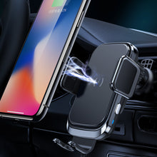 Lade das Bild in den Galerie-Viewer, Auto Handyhalterung mit Qi Ladefunktion 15W Kabelloses Schnellladegerät Automatischer Schließ-/Öffnungsfunktion