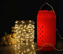 Lade das Bild in den Galerie-Viewer, Weihnachtslichter Weihnachtsdeko Dekoleuchten mit neuartiger Energie, Salzwasserbetriebene LED-Lichterkette ohne Batterien