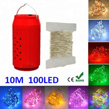 Lade das Bild in den Galerie-Viewer, Weihnachtslichter Weihnachtsdeko Dekoleuchten mit neuartiger Energie, Salzwasserbetriebene LED-Lichterkette ohne Batterien