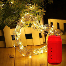 Lade das Bild in den Galerie-Viewer, Weihnachtslichter Weihnachtsdeko Dekoleuchten mit neuartiger Energie, Salzwasserbetriebene LED-Lichterkette ohne Batterien