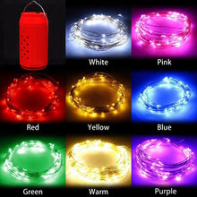 Lade das Bild in den Galerie-Viewer, Weihnachtslichter Weihnachtsdeko Dekoleuchten mit neuartiger Energie, Salzwasserbetriebene LED-Lichterkette ohne Batterien