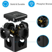 Lade das Bild in den Galerie-Viewer, Mehrfachsteckdose Steckdosenwürfel mit 3 USB & Schalter, 3 Fach Steckdosenadapter, Steckdosenleiste, Multiple Socket